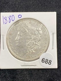 1880 O Morgan Silver Dollar Coin
