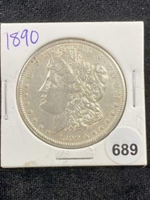 1890 Morgan Silver Dollar Coin