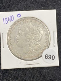 1890 O Morgan Silver Dollar Coin