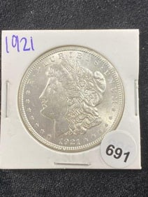 1921 Morgan Silver Dollar Coin