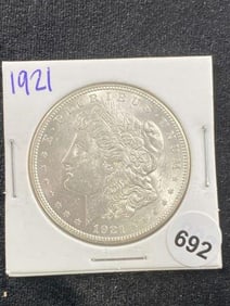 1921 Morgan Silver Dollar Coin