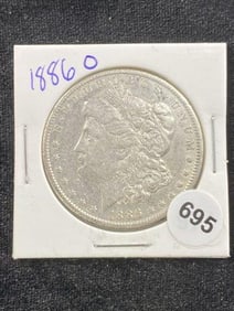 1886 O Morgan Silver Dollar Coin