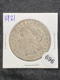 1921 Morgan Silver Dollar Coin