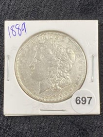 1889 Morgan Silver Dollar Coin