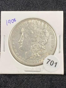 1900 Morgan Silver Dollar Coin
