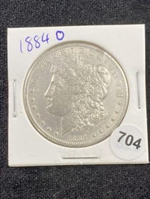 1884 Morgan Silver Dollar Coin