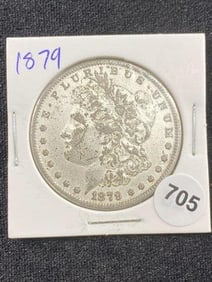 1879 Morgan Silver Dollar Coin
