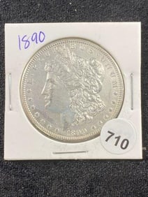 1890 Morgan Silver Dollar Coin