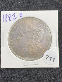 1882 O Morgan Silver Dollar Coin