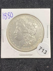 1880 Morgan Silver Dollar Coin