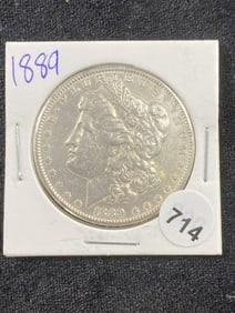 1889 Morgan Silver Dollar Coin