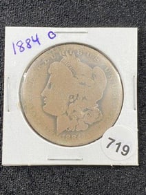 1884 O Morgan Silver Dollar Coin