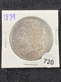 1879 Morgan Silver Dollar Coin