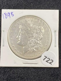1898 Morgan Silver Dollar Coin