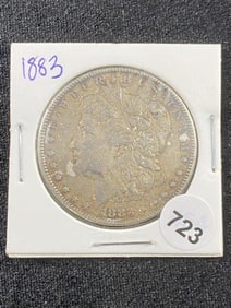 1883 Morgan Silver Dollar Coin