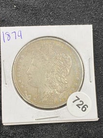 1879 Morgan Silver Dollar Coin
