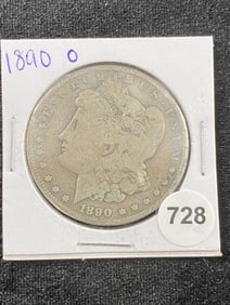 1890 O Morgan Silver Dollar Coin
