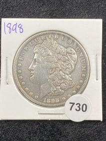 1898 Morgan Silver Dollar Coin