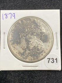 1879 Morgan Silver Dollar Coin