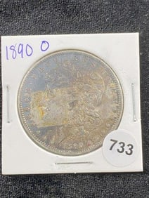 1890 O Morgan Silver Dollar Coin