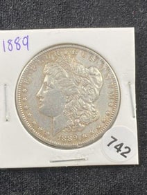 1889 Morgan Silver Dollar Coin