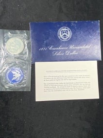 1971 Silver Uncirculated Eisenhower Dollar