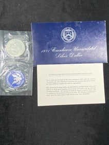 1971 Silver Uncirculated Eisenhower Dollar