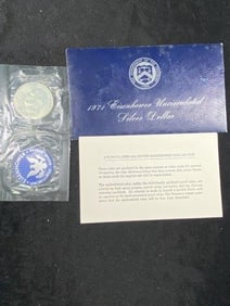 1971 Silver Uncirculated Eisenhower Dollar