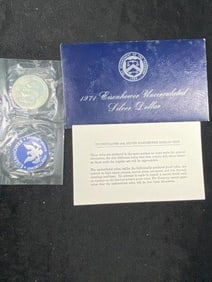 1971 Silver Uncirculated Eisenhower Dollar