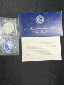 1971 Silver Uncirculated Eisenhower Dollar