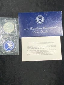1971 Silver Uncirculated Eisenhower Dollar