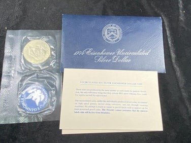 1974 Silver Uncirculated Eisenhower Dollar