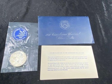1972 Silver Uncirculated Eisenhower Dollar