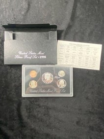 1998 Silver Proof Set 90% Silver