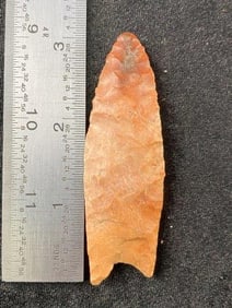 Clovis from Missouri Indian Artifact Arrowhead