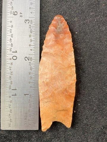 Clovis from Missouri Indian Artifact Arrowhead: KEY WORDS: INDIAN ARTIFACT ARTIFACTS ARROWHEAD ARROWHEADS NATIVE AMERICAN MISSISSIPPIAN QUAPAW CADDO POTTERY COINS MORGAN DOLLAR PEACE DOLLAR SILVER COINS Arkansas. Now taking in consignments for pre-