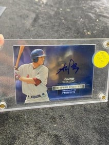 2012 Bowman Sterling Prospects Autographs Stephen Piscotty Baseball Card