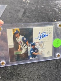 2000 SP Athentic Autograph Troy Glaus Baseball Card
