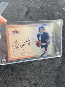 2000 Fleer Autograph Shane Matthews Baseball Card