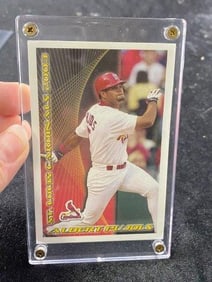 2002 Albert Pujols Promo Baseball Card