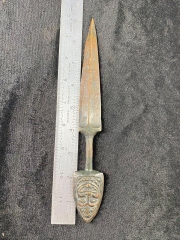 North West Coast Copper Dagger Knife Blade (1 of 4)