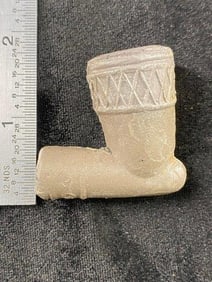 Early Settlers Trade Pipe 1860s from the collection of Parker Melvin from Cincinnati, Ohio