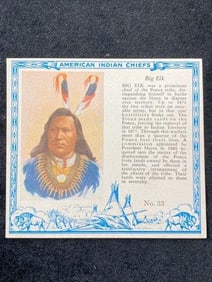 Red Man Chewing Tobacco famous Indian Chiefs #33