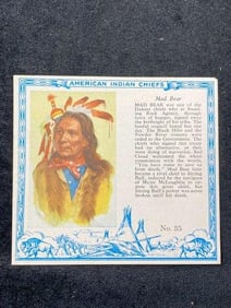 Red Man Chewing Tobacco famous Indian Chiefs #35