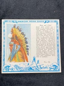 Red Man Chewing Tobacco famous Indian Chiefs #39