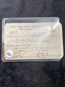 Railroad Card