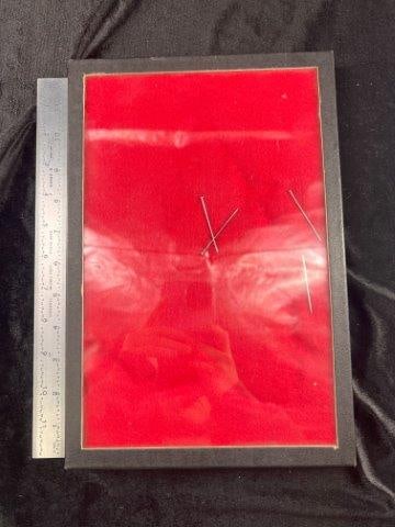 12x8 Used Riker Frame: KEY WORDS: INDIAN ARTIFACT ARTIFACTS ARROWHEAD ARROWHEADS NATIVE AMERICAN MISSISSIPPIAN QUAPAW CADDO POTTERY COINS MORGAN DOLLAR PEACE DOLLAR SILVER COINS Arkansas. Now taking in consignments for pre-