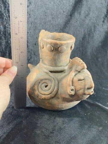Pre-Columbian Pottery Vessel from Aaron Mitchell Collection Indian Artifact Arrowhead (1 of 6)
