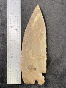 Cornertang from Bell County, Texas Indian Artifact Arrowhead