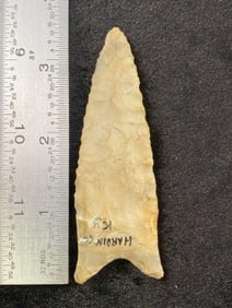 Dalton from Hardin County, Kentucky Indian Artifact Arrowhead